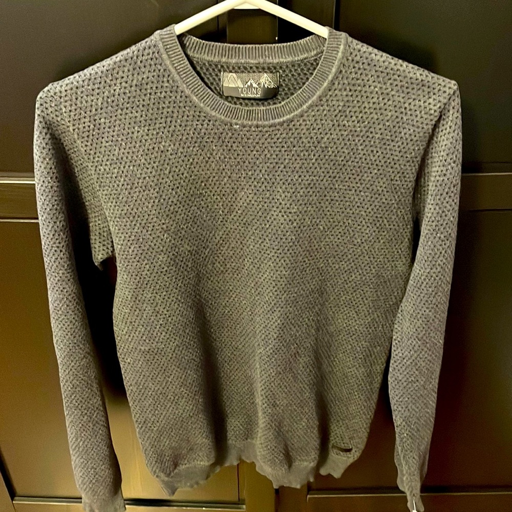 Men’s sweater grey/black. Young Renuar brand